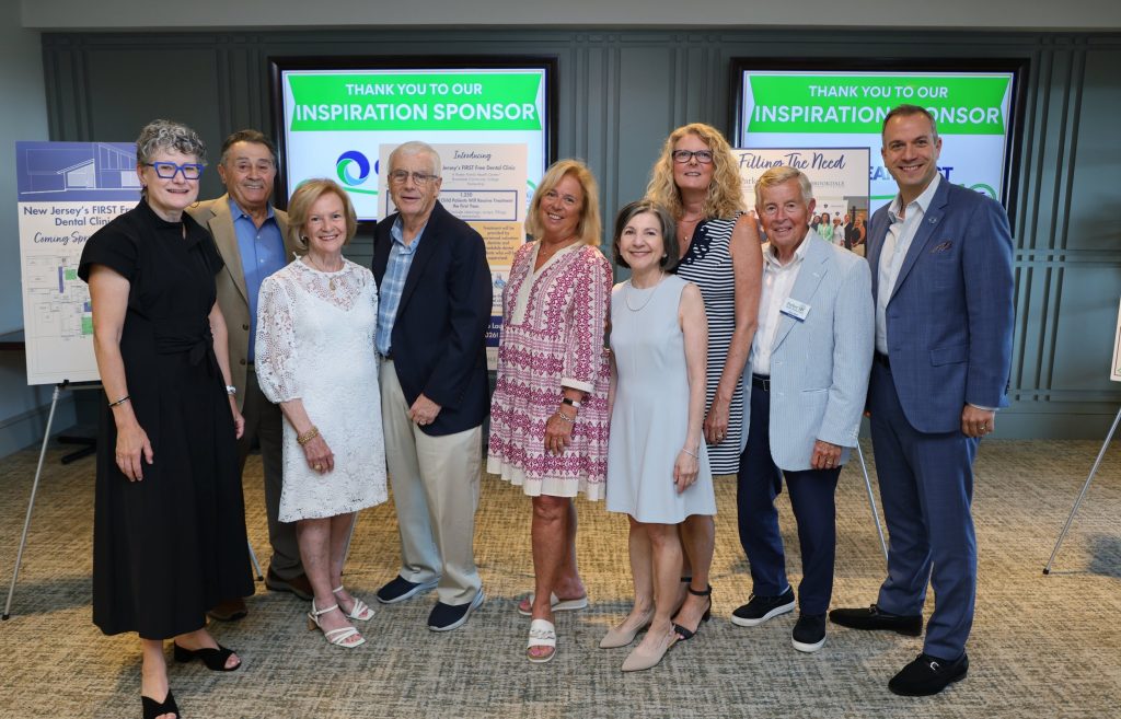 Parker supporters gathered at a sponsor event
